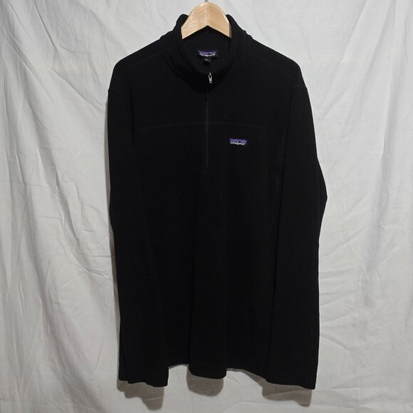 Patagonia #26176 Men's Micro D Fleece Pullover - Black - Sz XXL* - Picture 1 of 5